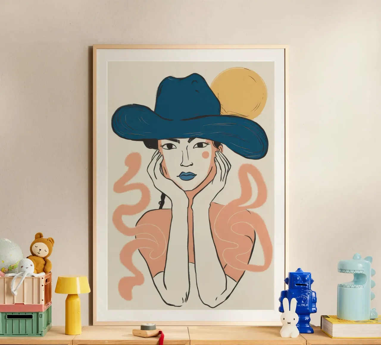 Stato d'animo chic e contemplativo poster da Mythy Brush