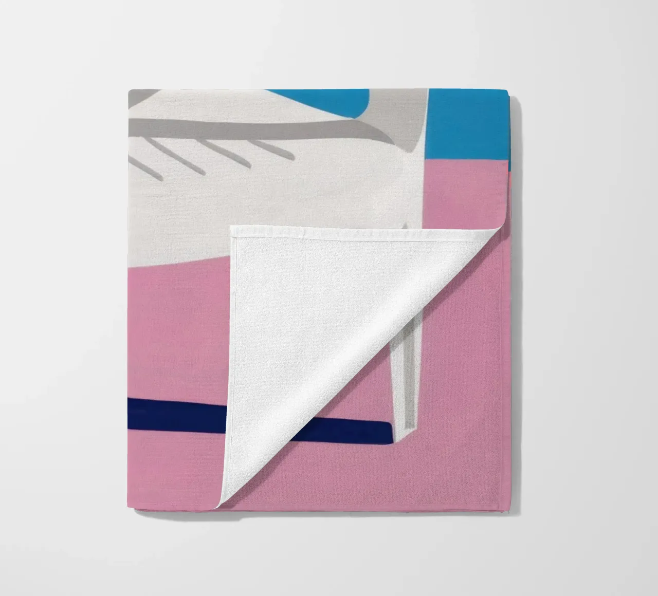 Pastel Chair Solitude beach towel by Giant Foxs