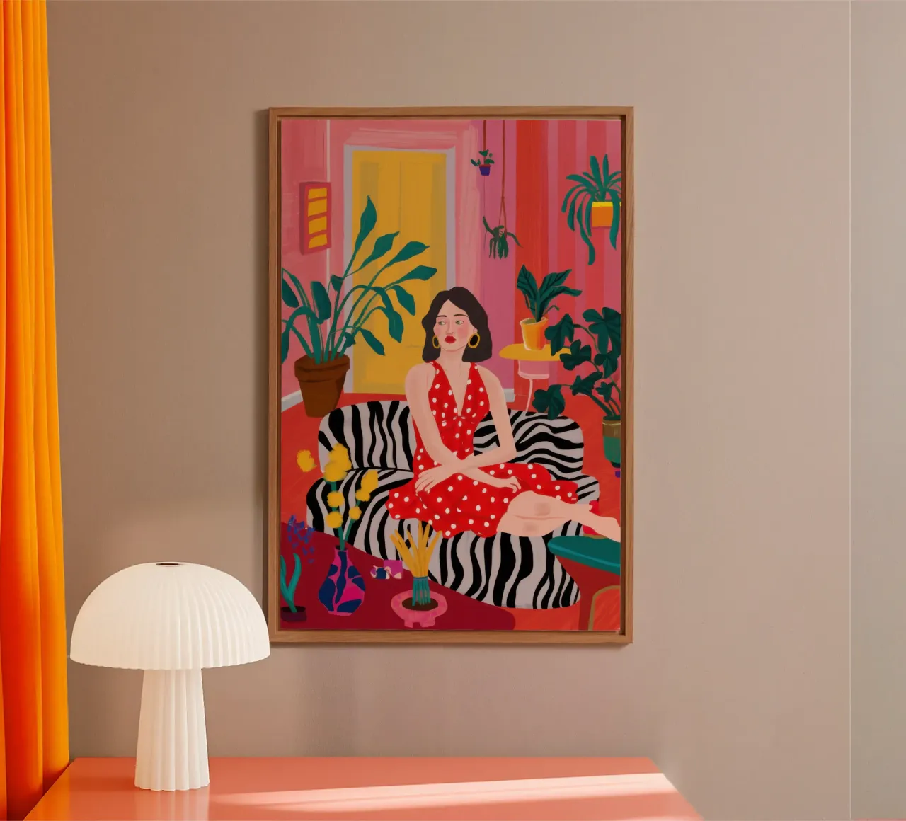 Maximalist Zebra Lounge alu dibond de Ink Pulse