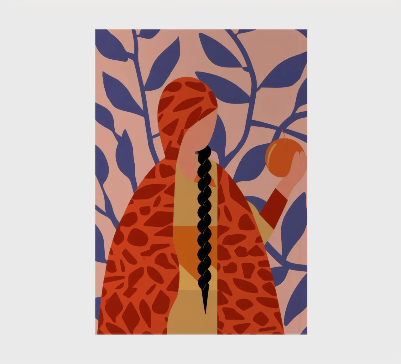 Giraffe Flora Fusion notebook by Rain Balance
