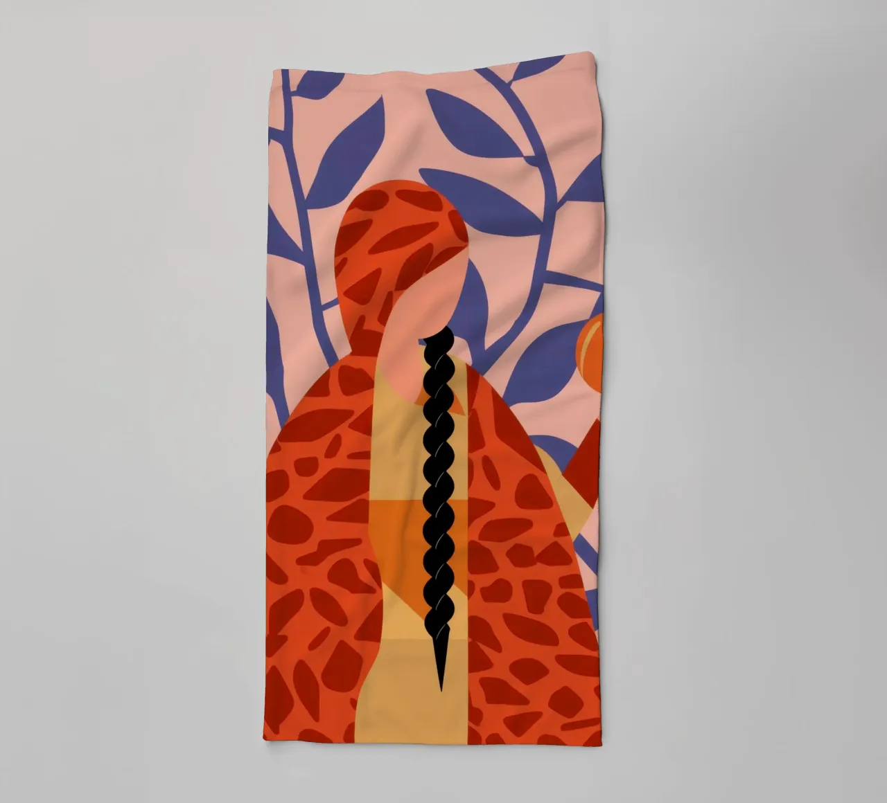 Giraffe Flora Fusion asciugamano da bagno da Rain Balance