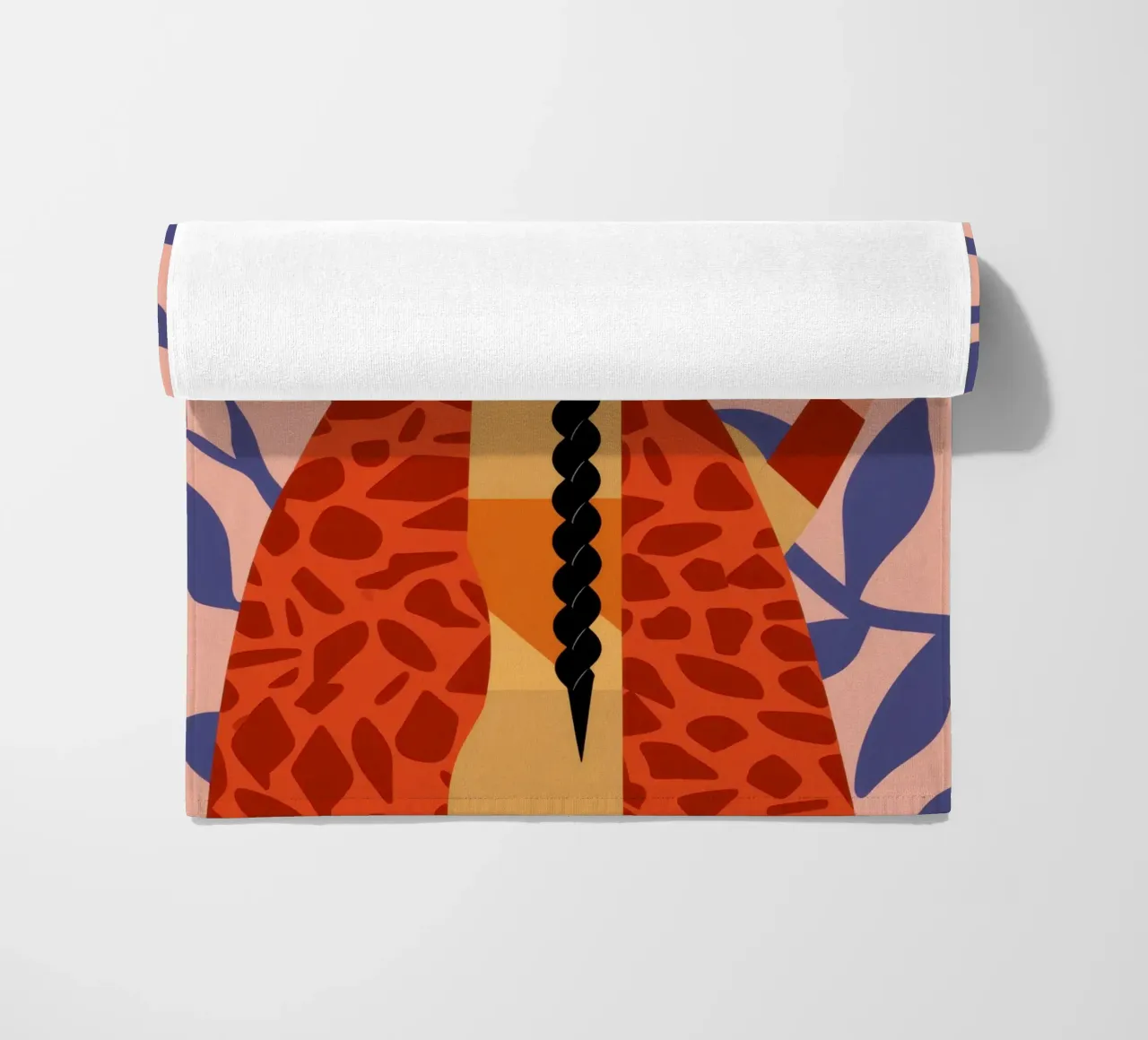 Giraffe Flora Fusion telo mare da Rain Balance