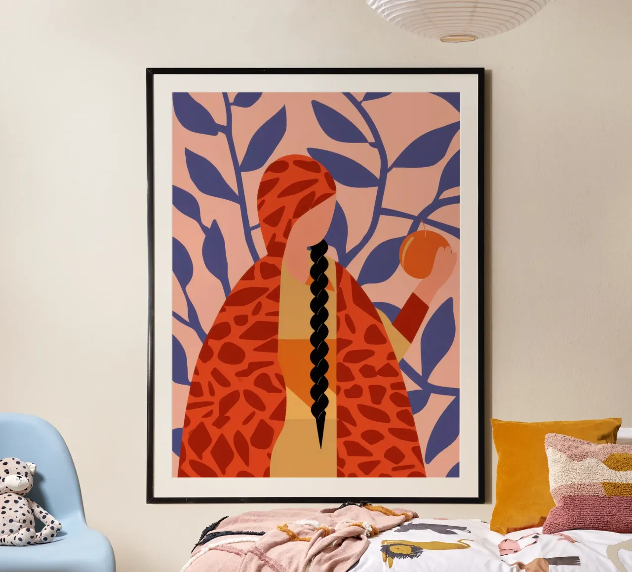 Giraffe Flora Fusion carta hahnemühle da Rain Balance