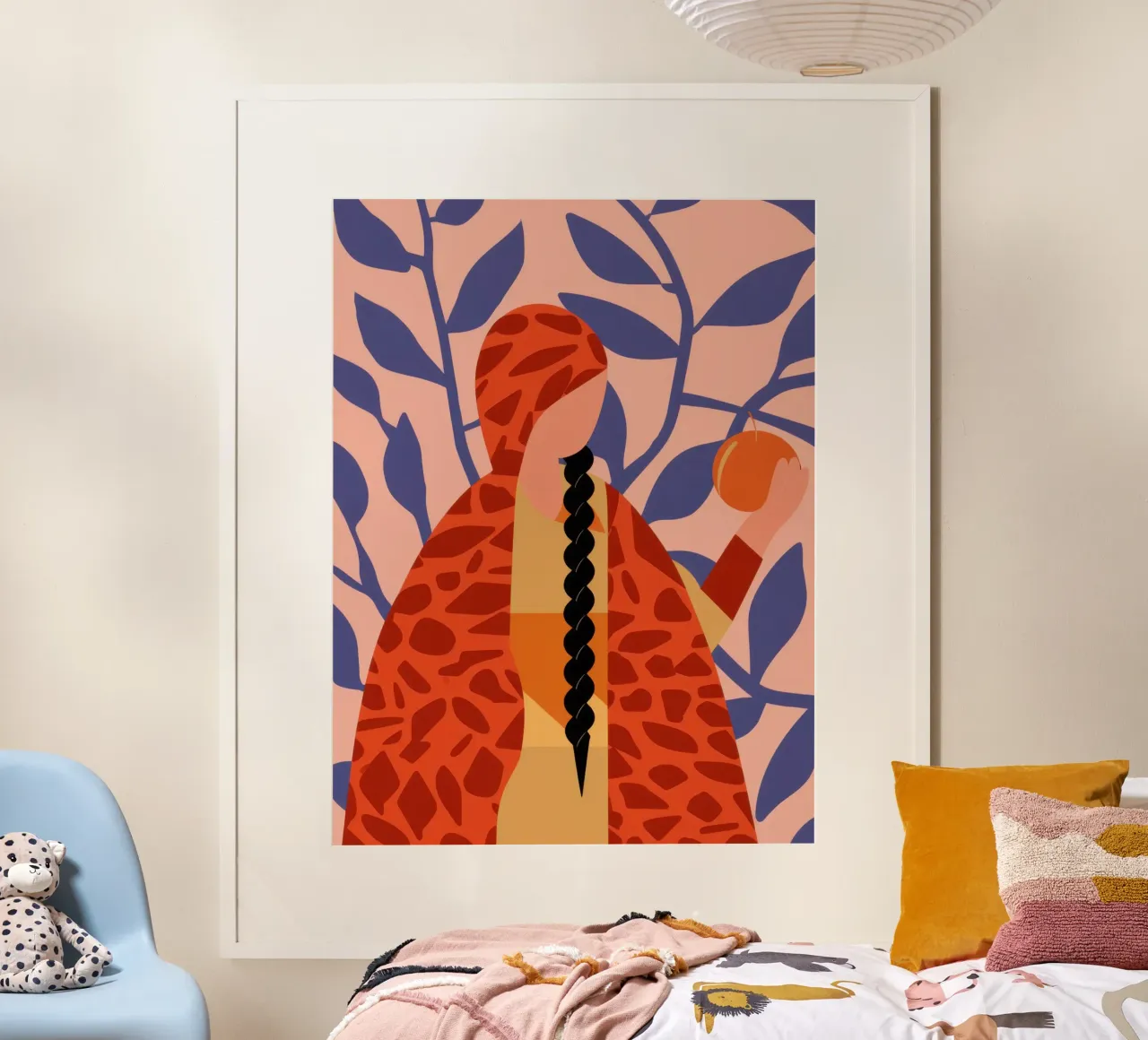 Giraffe Flora Fusion carta hahnemühle da Rain Balance