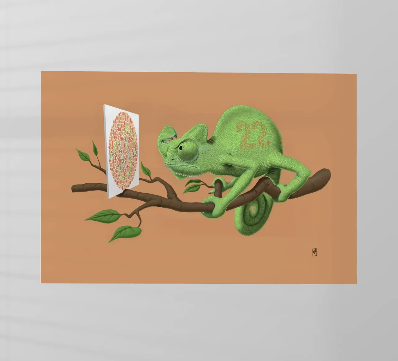 Can't see it myself (Titled) pellicola backlit da Rob Art | Illustration