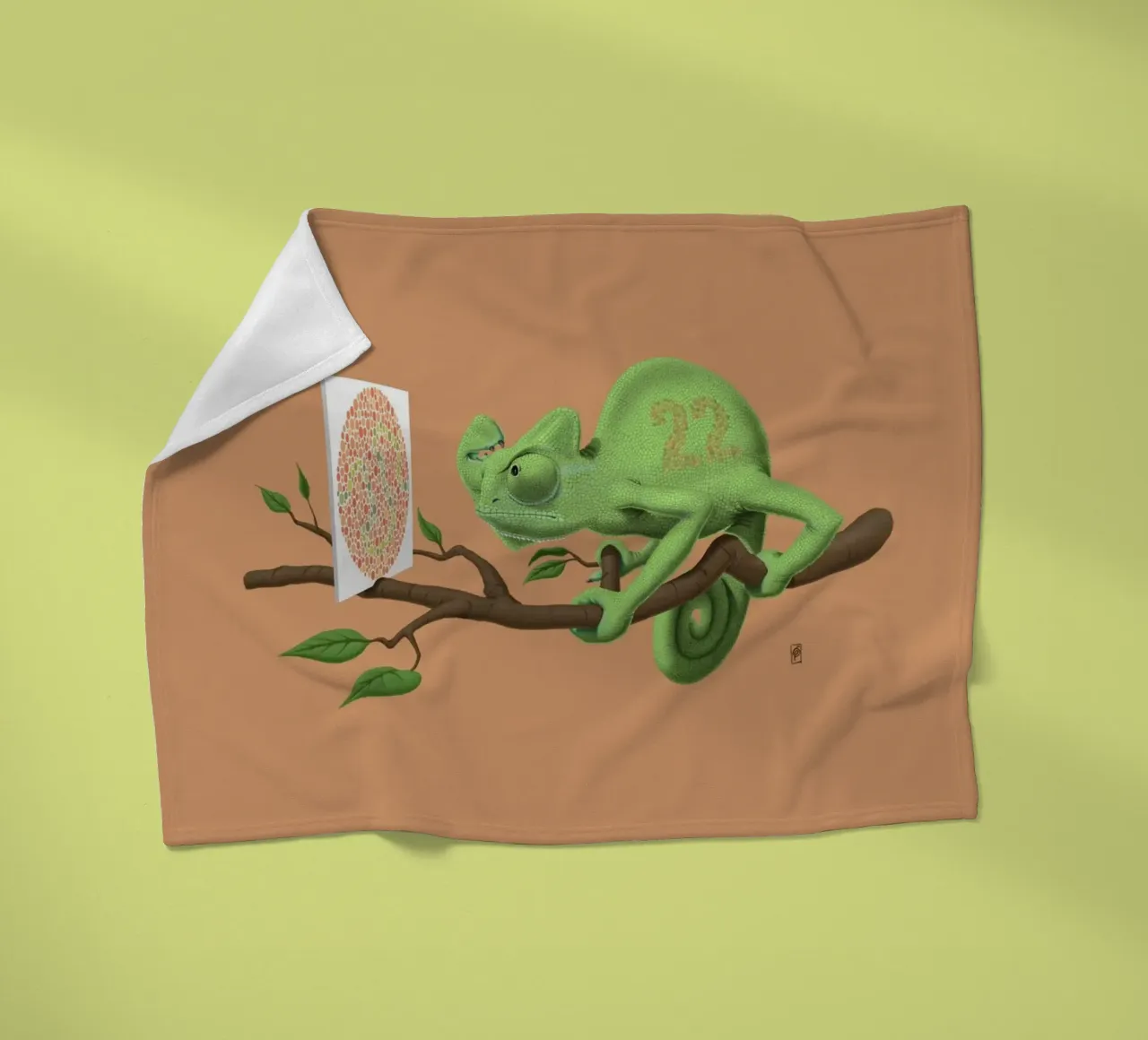 Can't see it myself (Titled) coperta in pile da Rob Art | Illustration