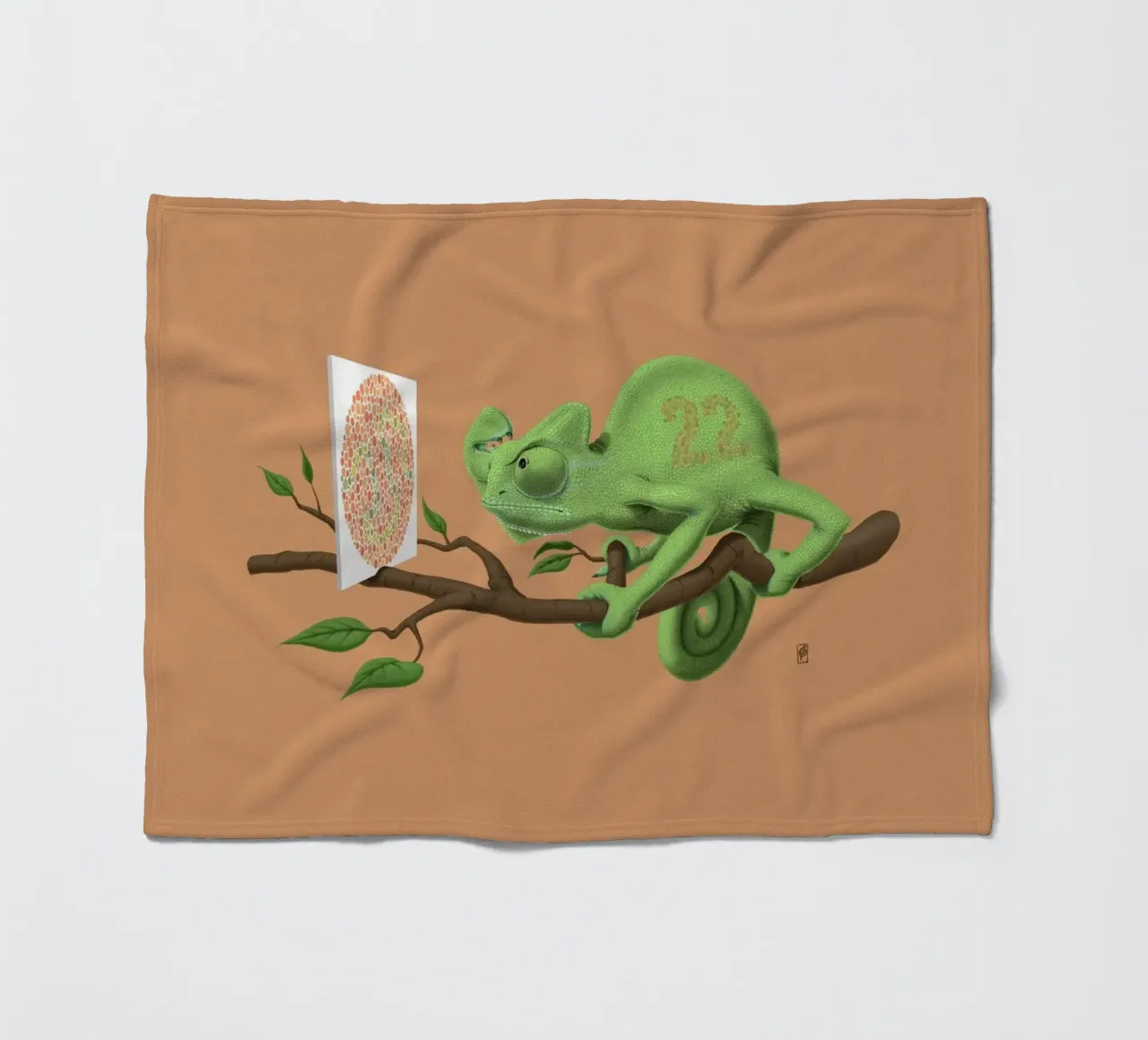 Can't see it myself (Titled) coperta in pile da Rob Art | Illustration