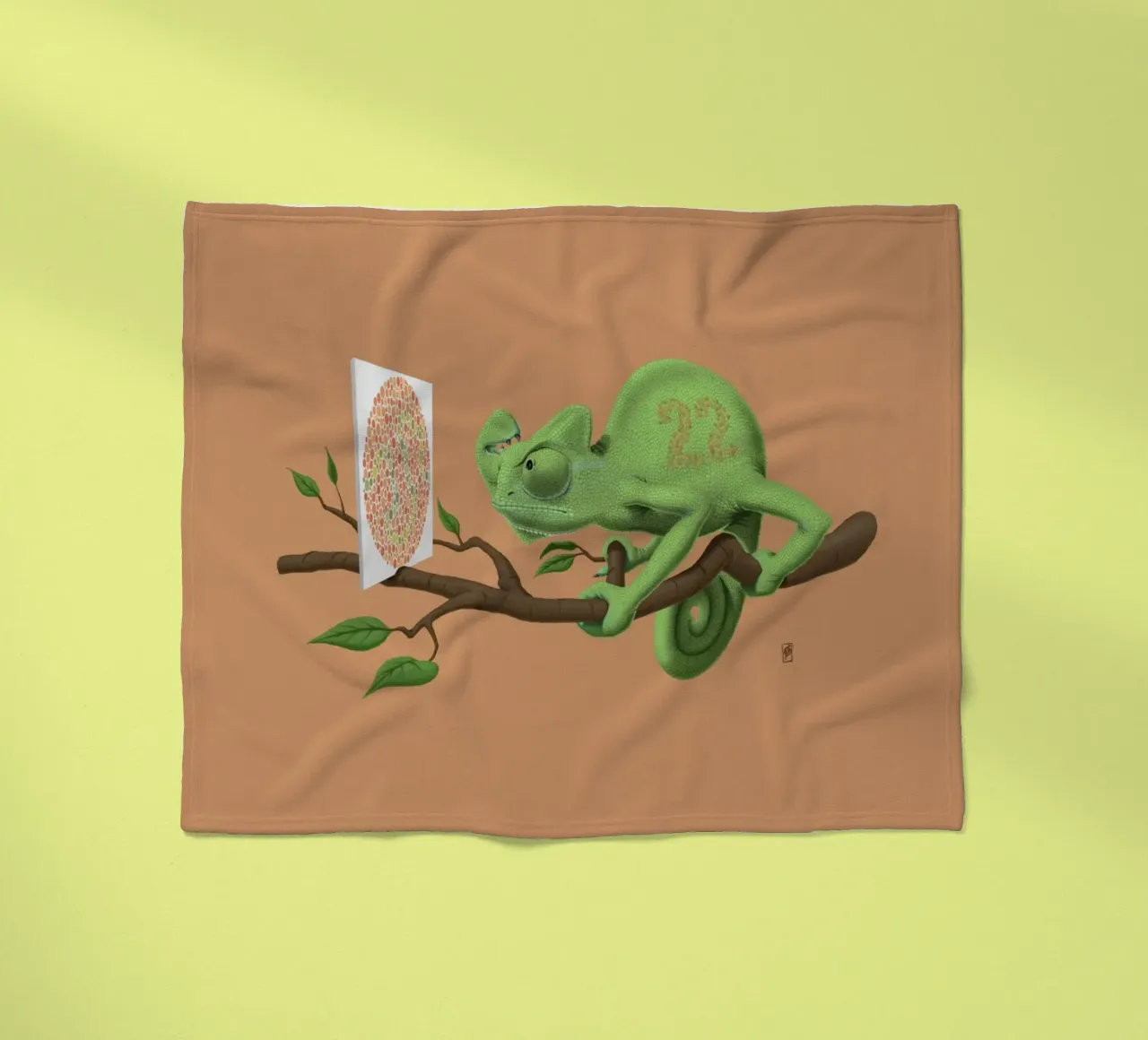 Can't see it myself (Titled) coperta in pile da Rob Art | Illustration
