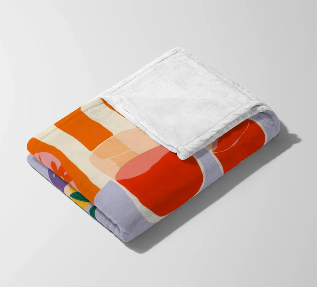 Vino limone a righe coperta in pile da Giant Foxs