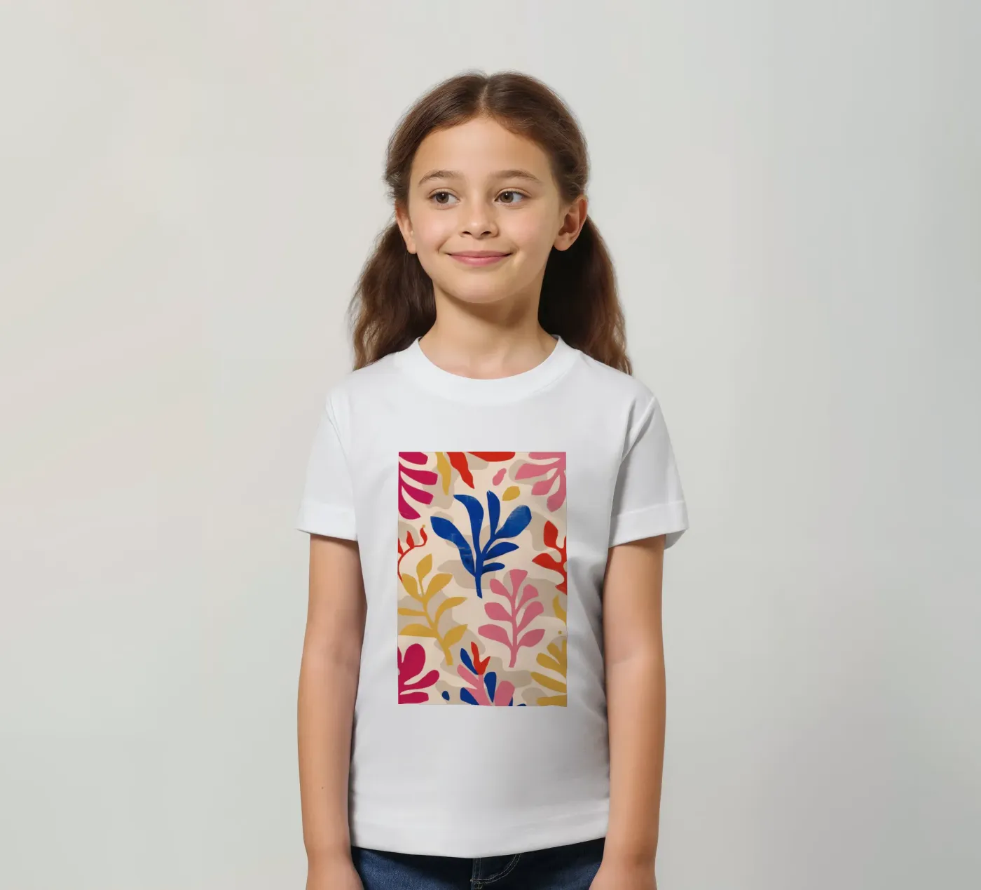 Foliole Rhythm Pattern kids t-shirt by Ink Pulse