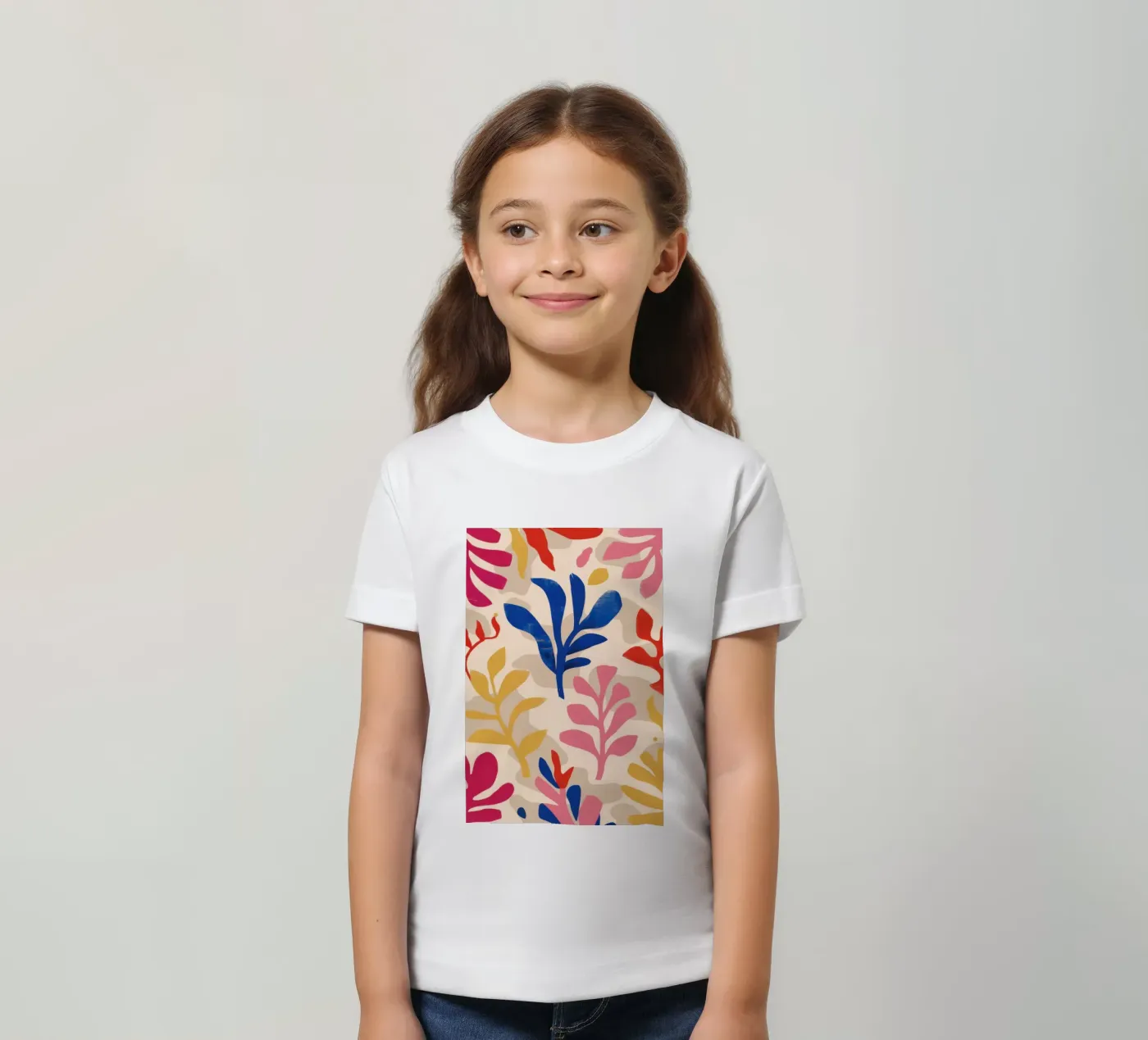 Foliole Rhythm Pattern kids t-shirt by Ink Pulse