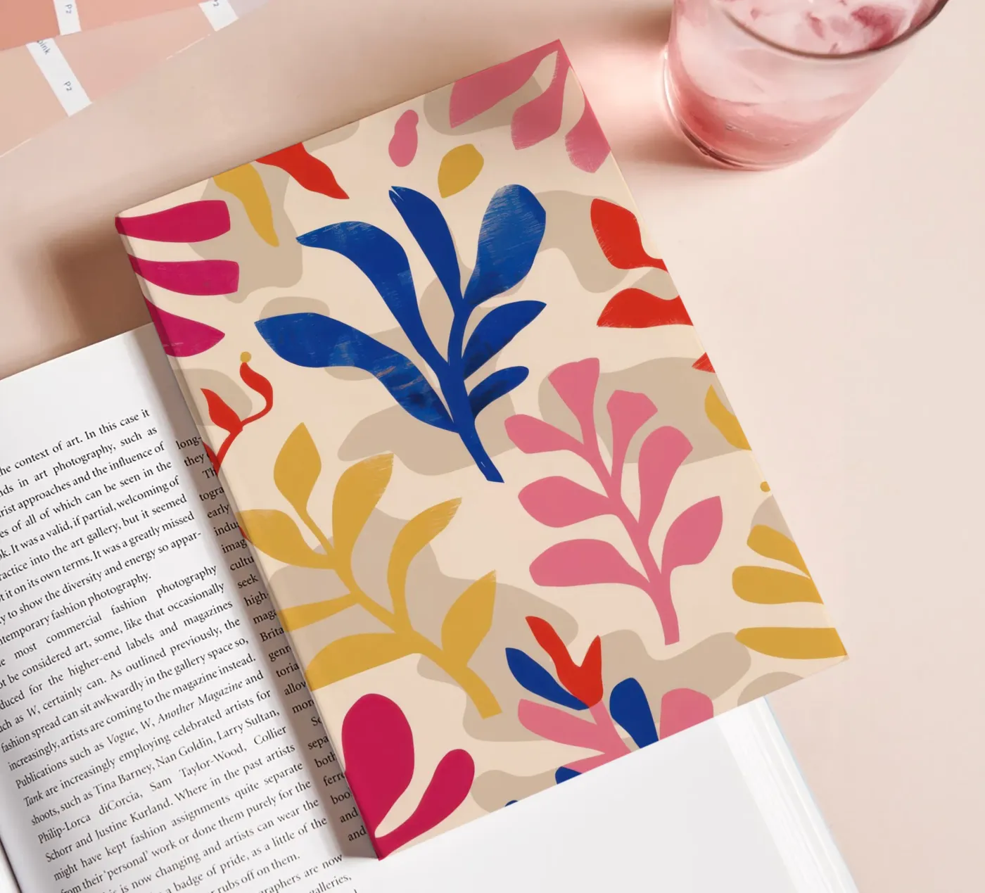 Foliole Rhythm Pattern notebook by Ink Pulse