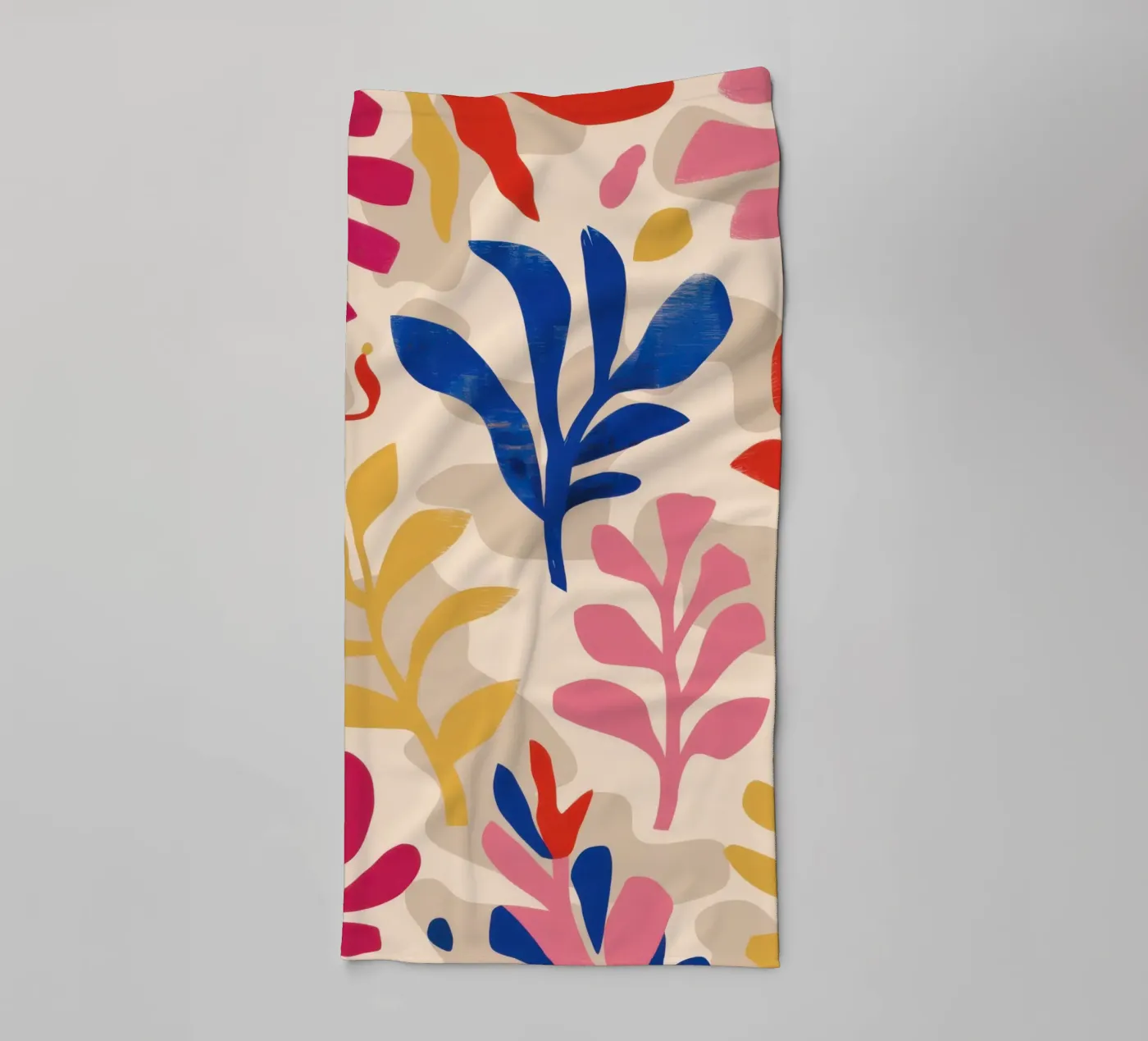 Foliole ritmepatroon badhanddoek van Ink Pulse