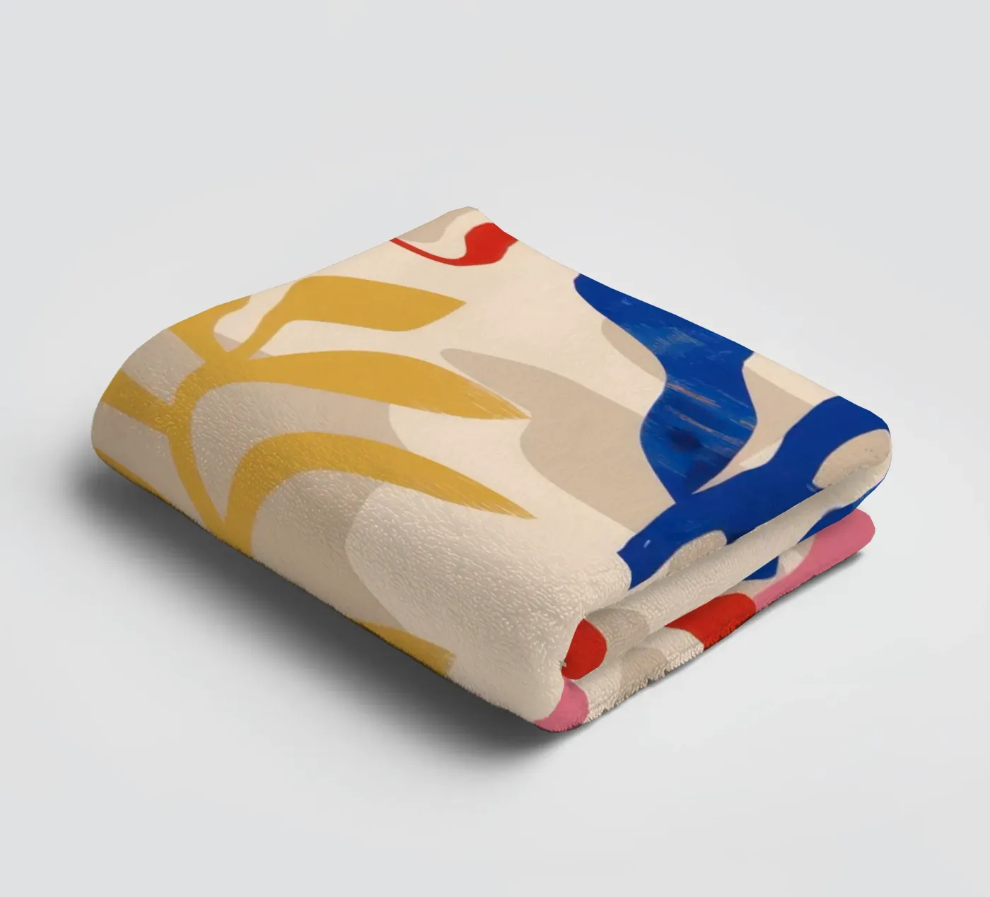 Foliole ritmepatroon badhanddoek van Ink Pulse