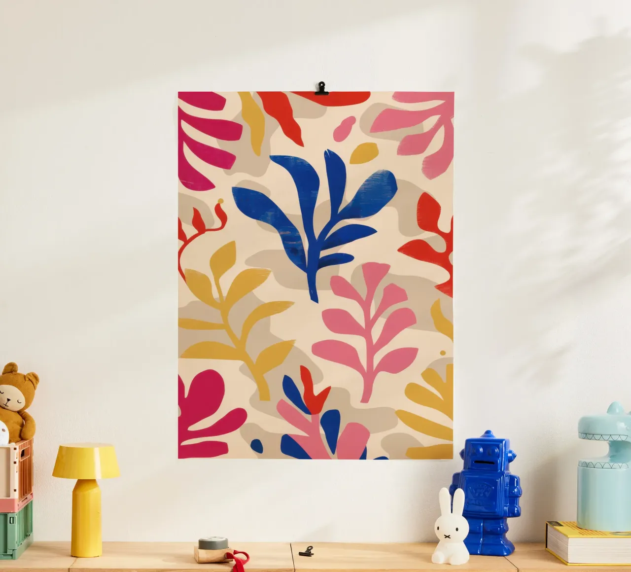 Foliole Rhythm Pattern poster by Ink Pulse