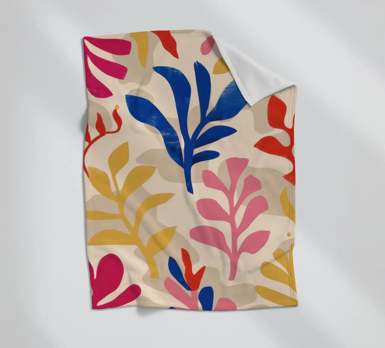 Foliole Rhythm Pattern Fleecedecke von Ink Pulse