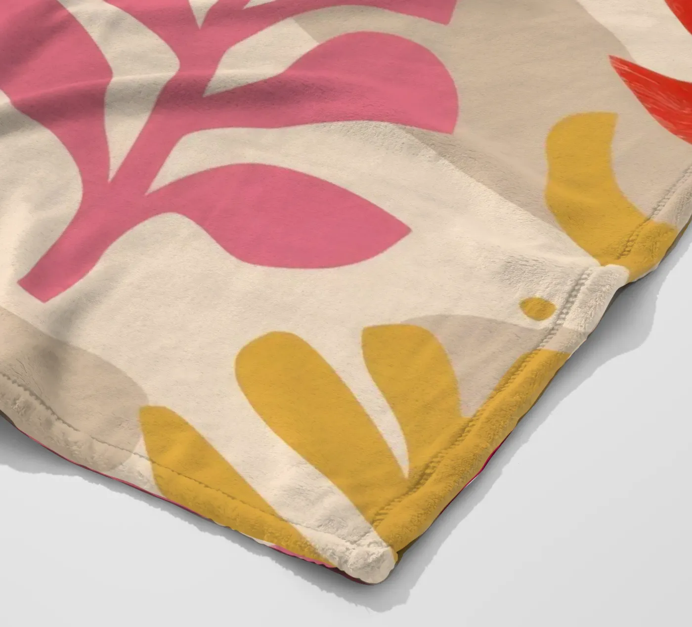 Foliole Rhythm Pattern Fleecedecke von Ink Pulse