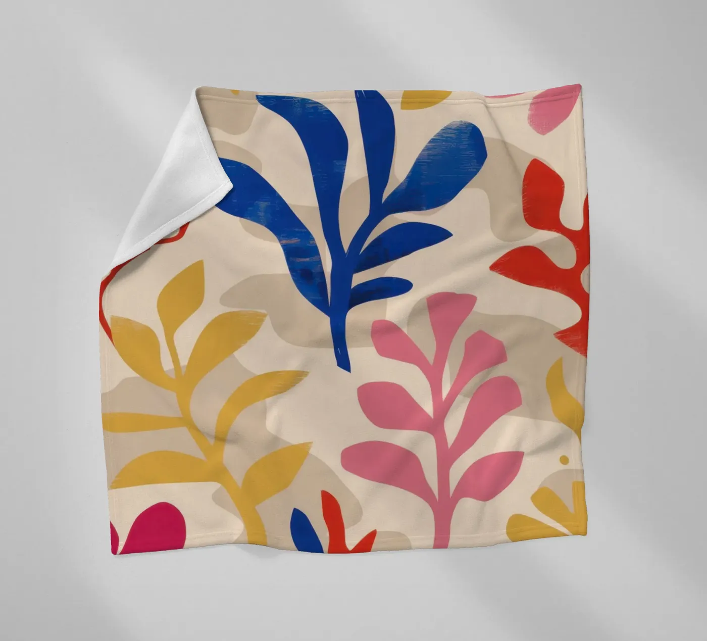 Foliole Rhythm Pattern Fleecedecke von Ink Pulse