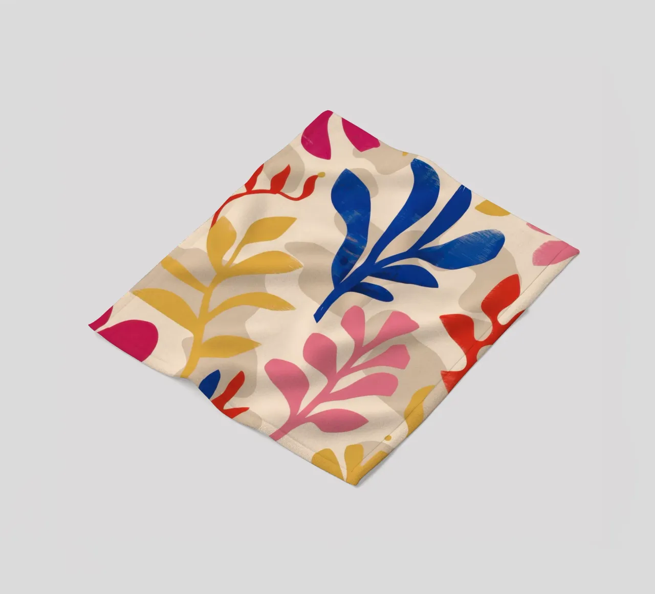 Foliole Rhythm Pattern Fleecedecke von Ink Pulse