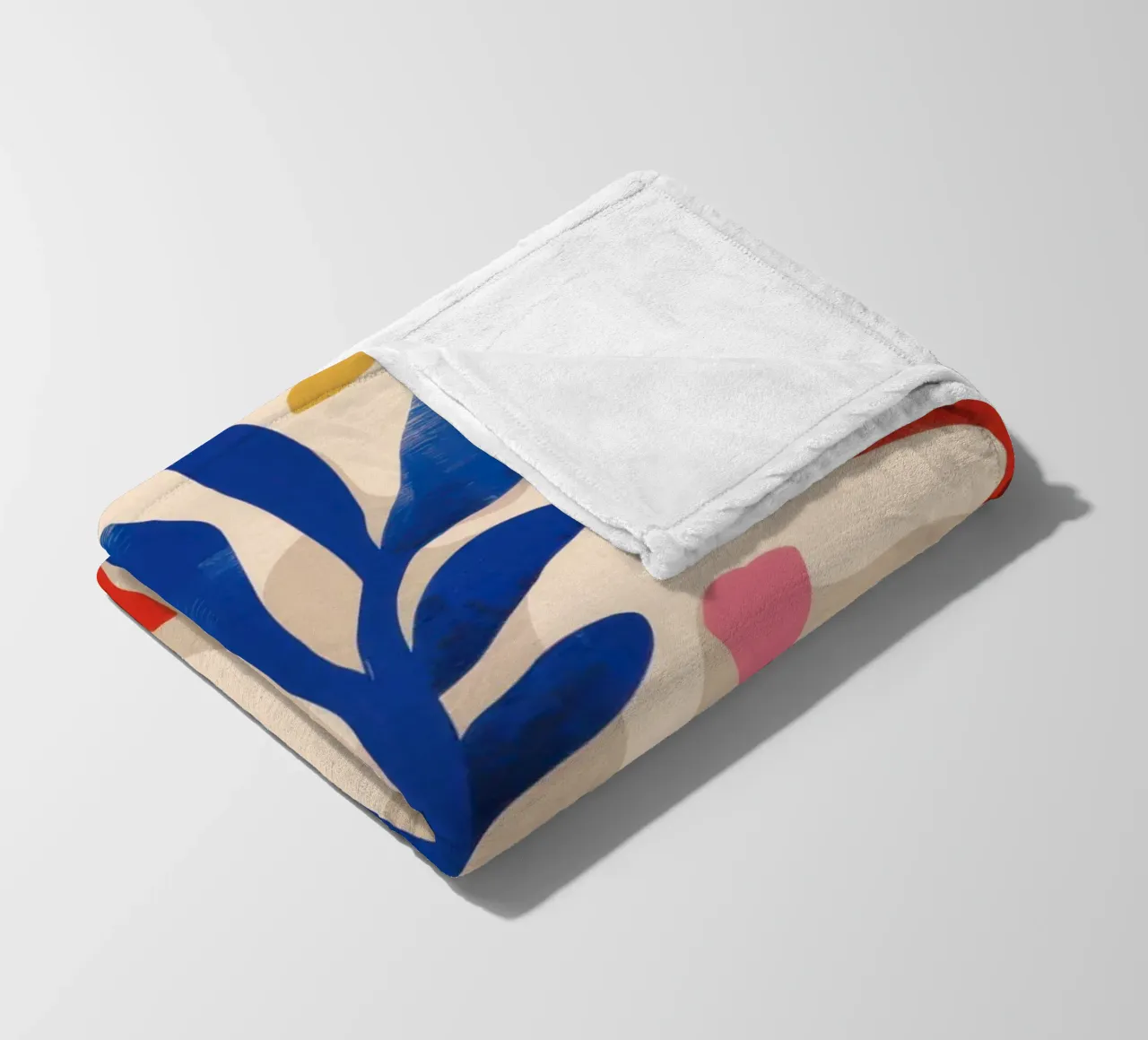 Foliole Rhythm Pattern Fleecedecke von Ink Pulse