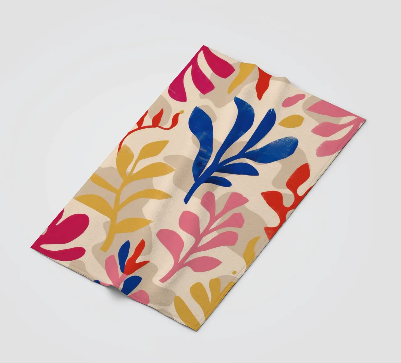 Foliole Rhythm Pattern Fleecedecke von Ink Pulse