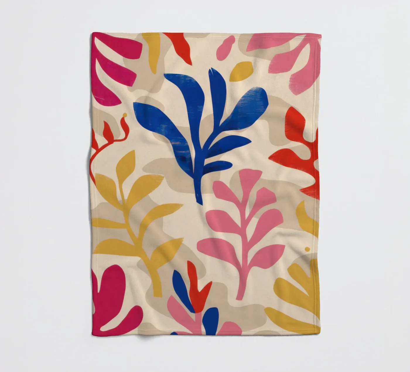 Foliole Rhythm Pattern Fleecedecke von Ink Pulse