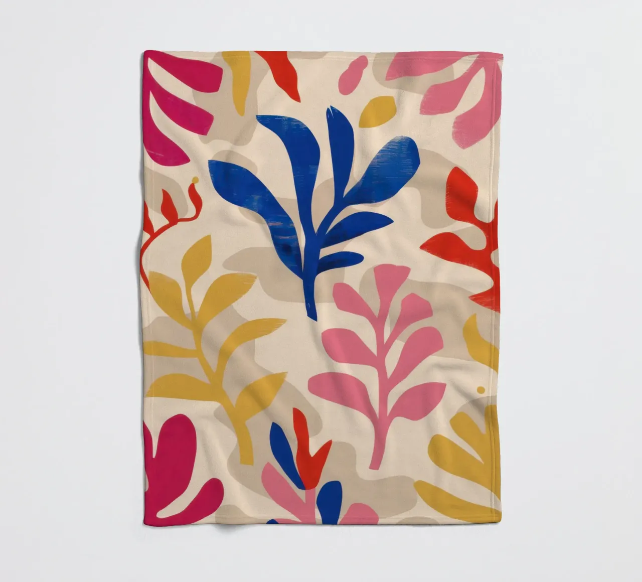 Foliole Rhythm Pattern Fleecedecke von Ink Pulse