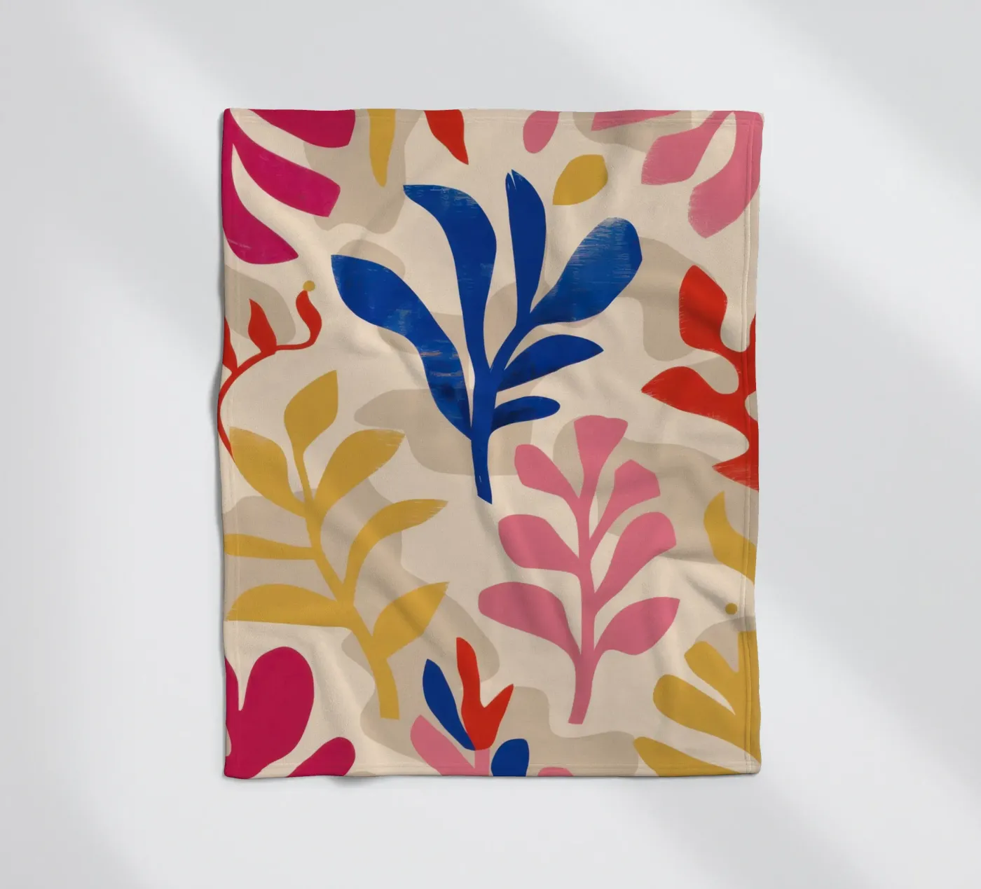 Foliole Rhythm Pattern Fleecedecke von Ink Pulse