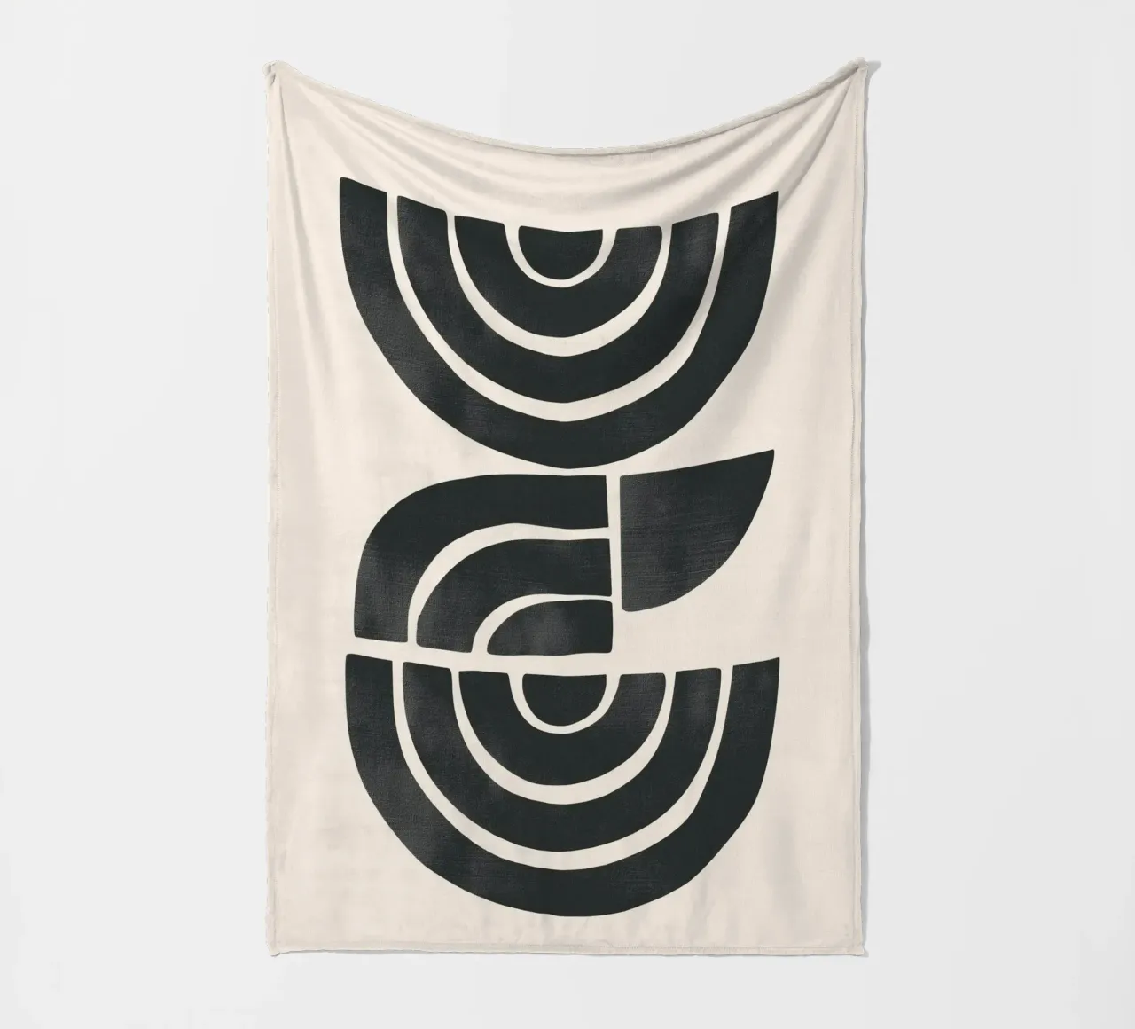 Geometric Rhythm 1 coperta in pile da Nadjaa