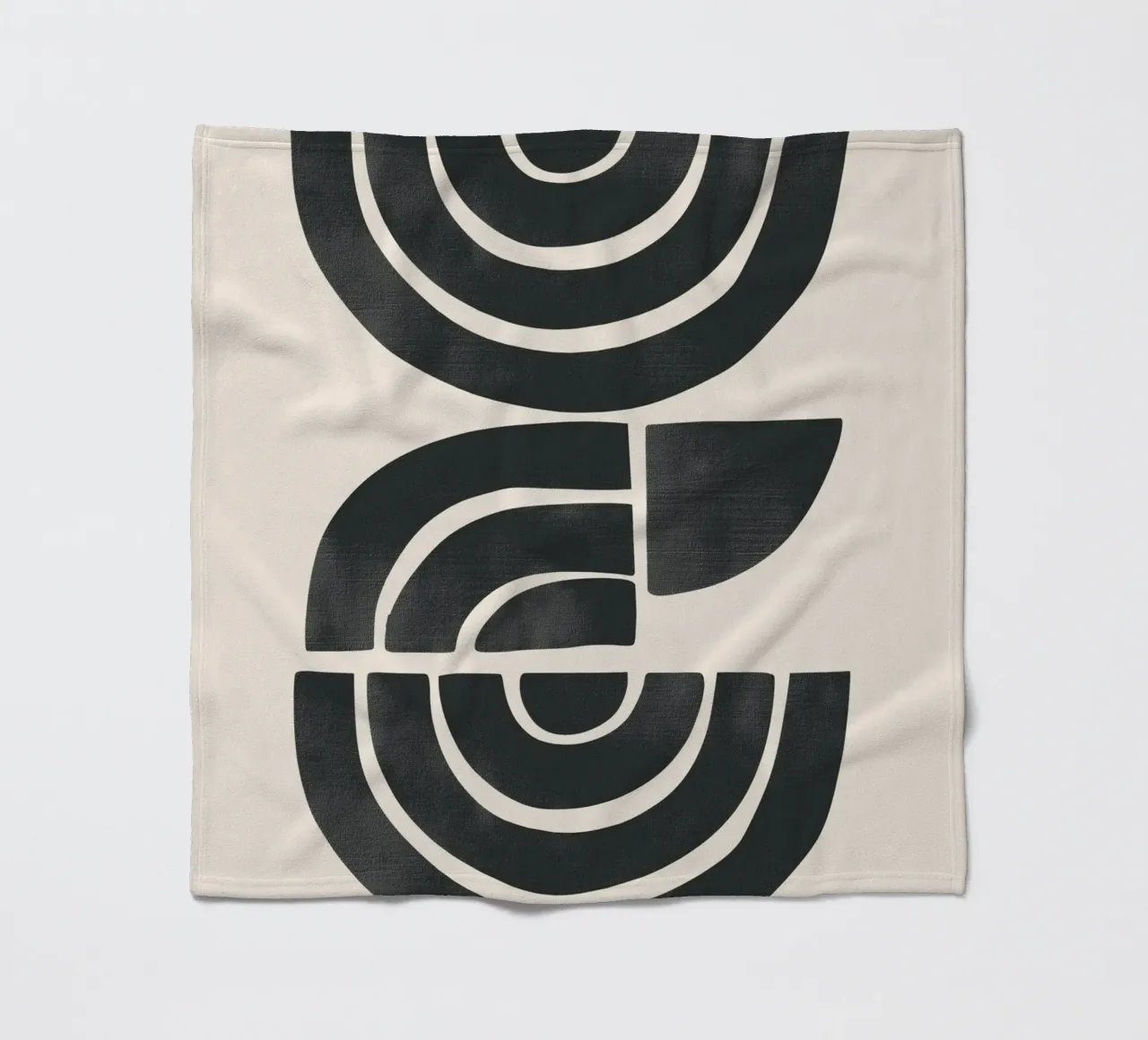 Geometric Rhythm 1 coperta in pile da Nadjaa