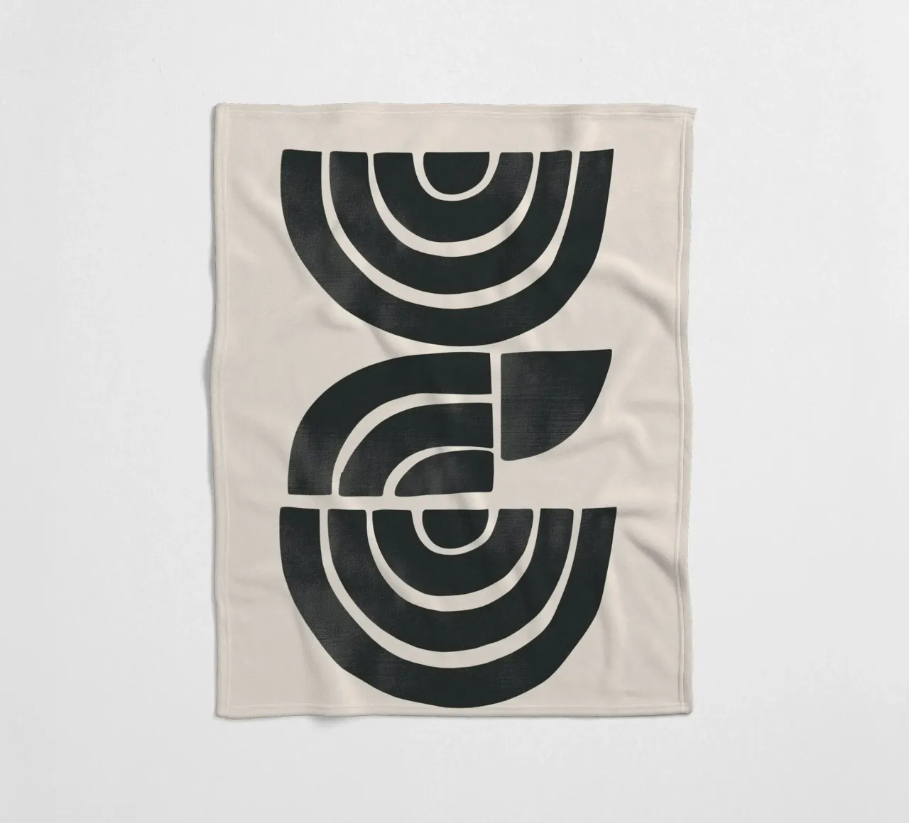 Geometric Rhythm 1 coperta in pile da Nadjaa