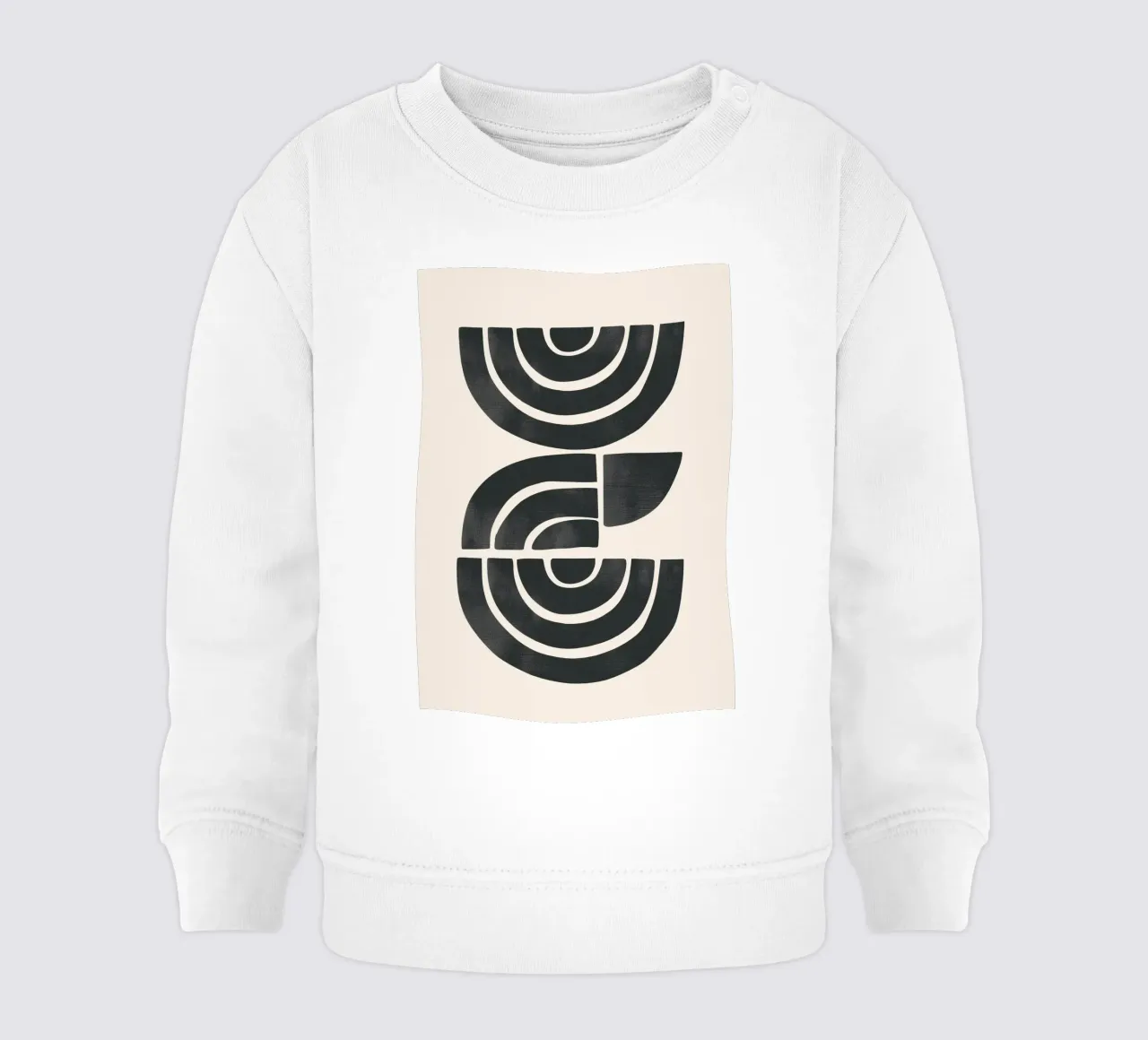 Geometric Rhythm 1 felpa neonato da Nadjaa