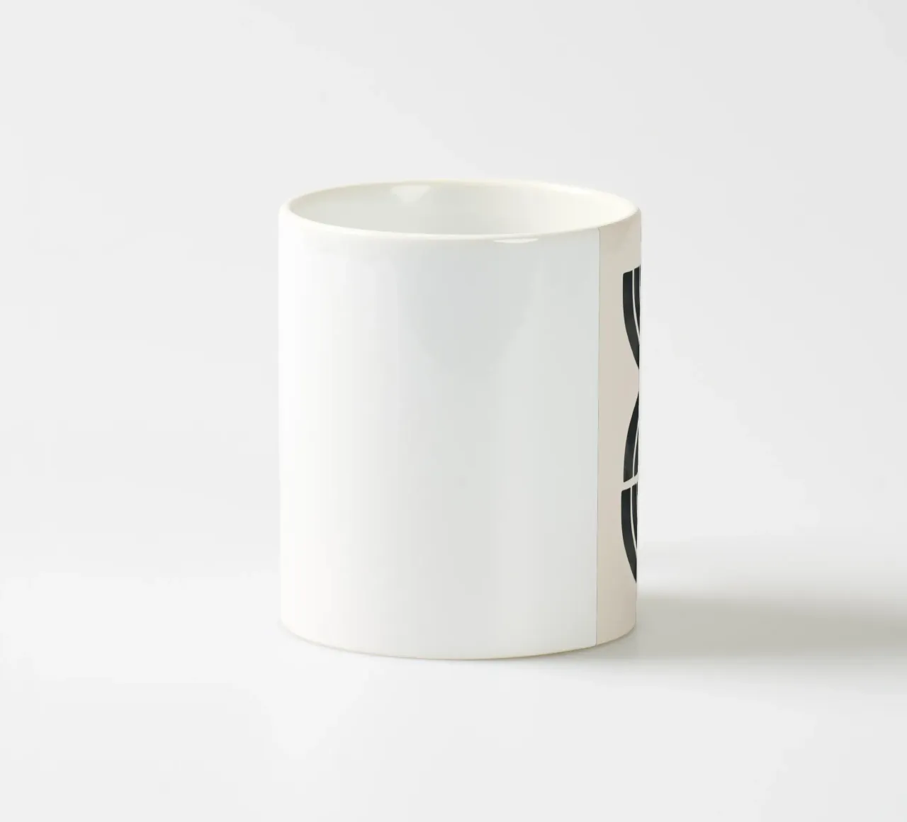 Geometric Rhythm 1 tazza in ceramica da Nadjaa