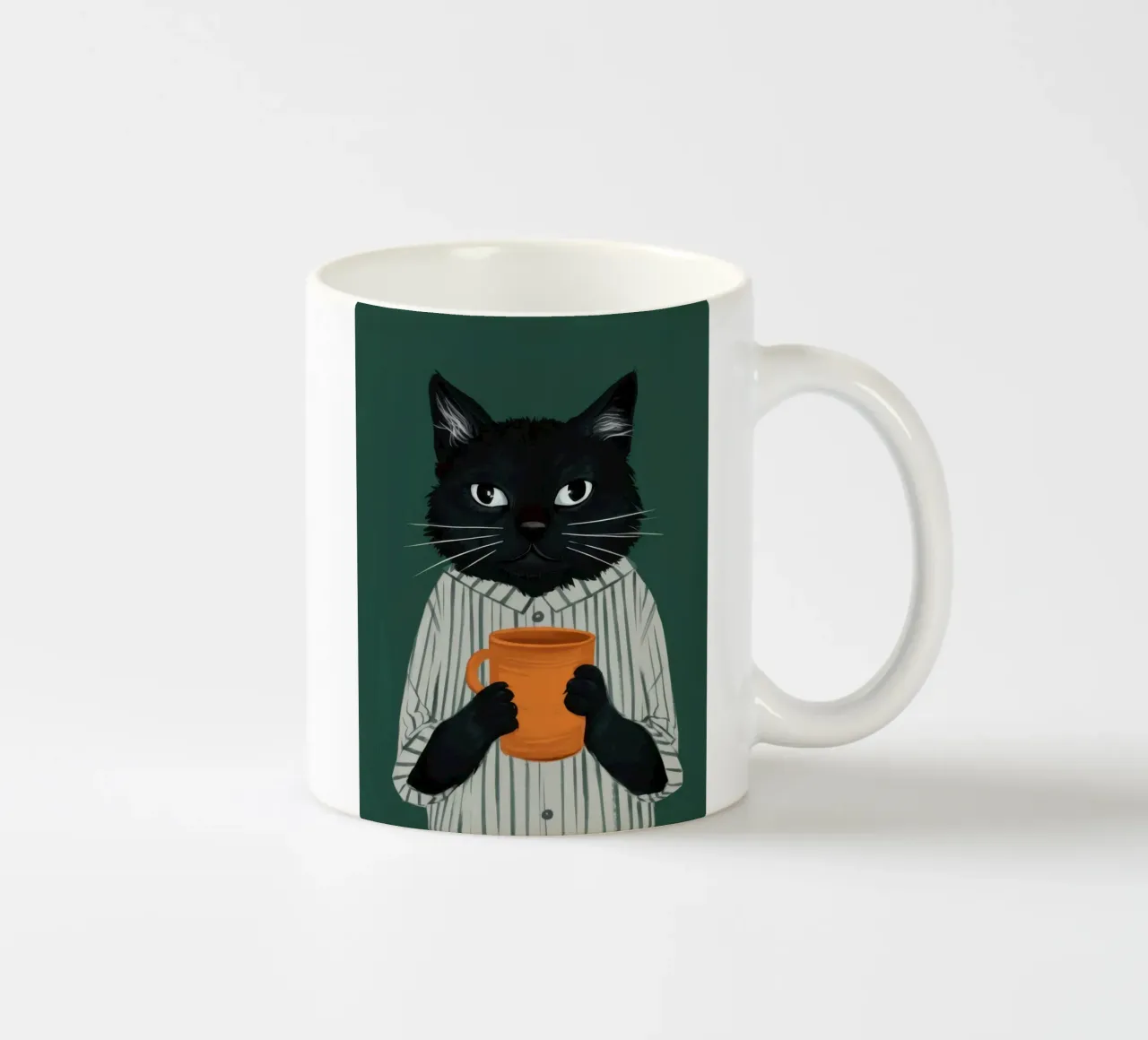 Dapper Feline Potter tazza in ceramica da Rain Balance