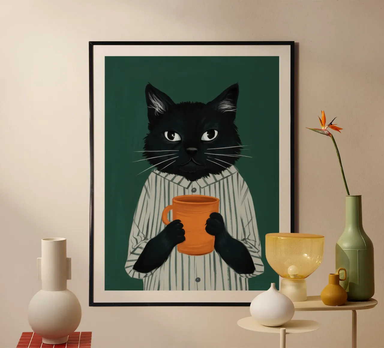 Dapper Feline Potter carta hahnemühle da Rain Balance