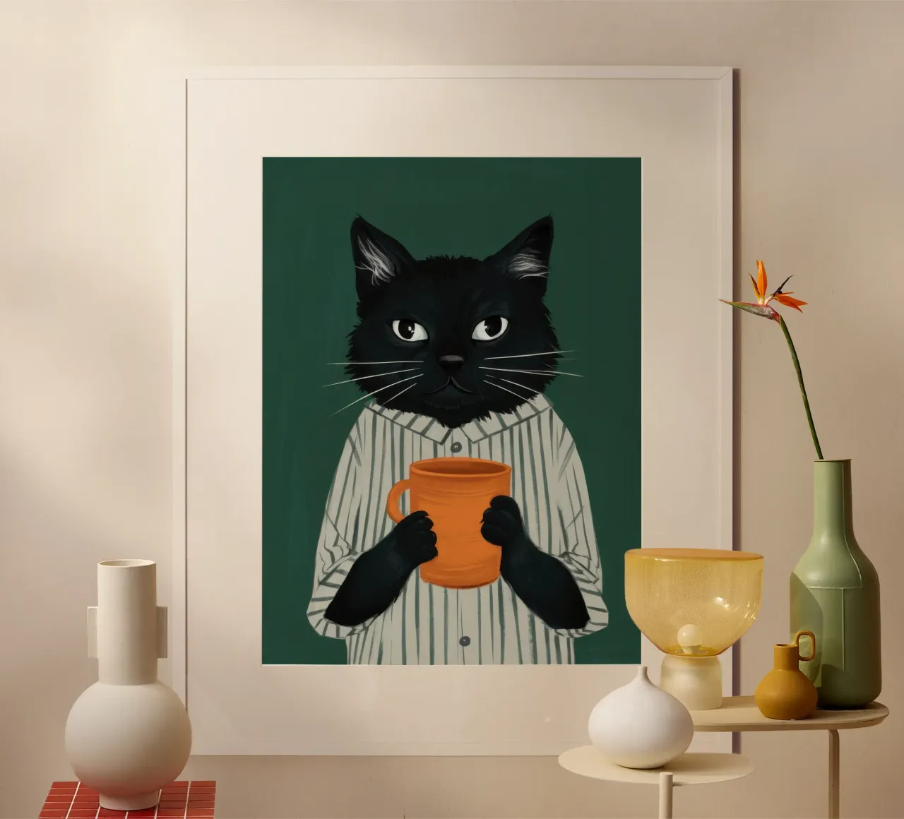 Dapper Feline Potter carta hahnemühle da Rain Balance