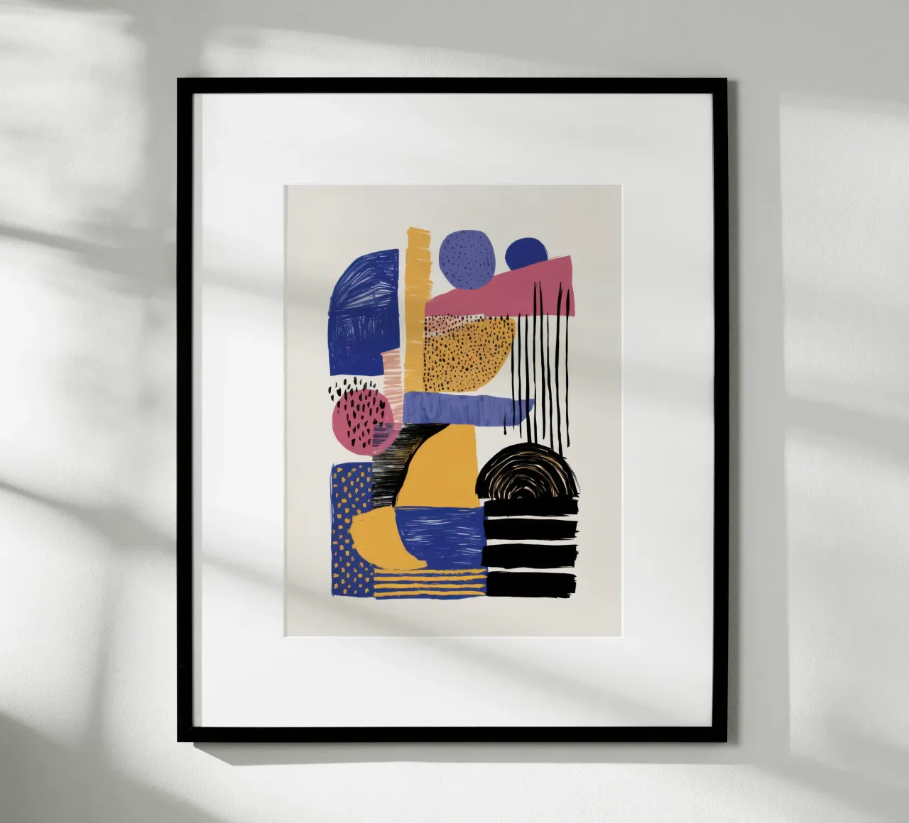 Modernist Shape Dialogue Hahnemühle von Mythy Brush