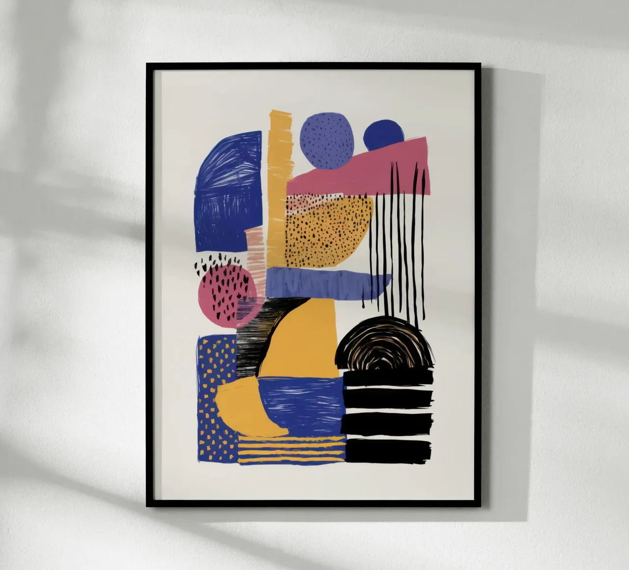 Modernist Shape Dialogue Hahnemühle von Mythy Brush