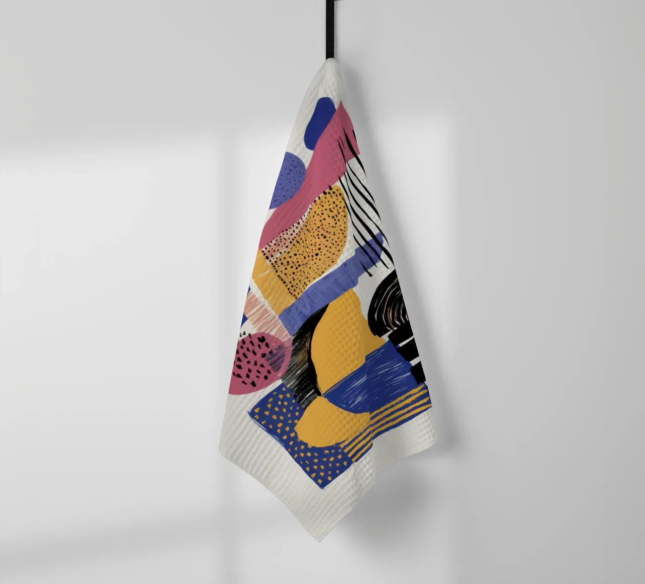 Modernist Shape Dialogue Geschirrtuch von Mythy Brush