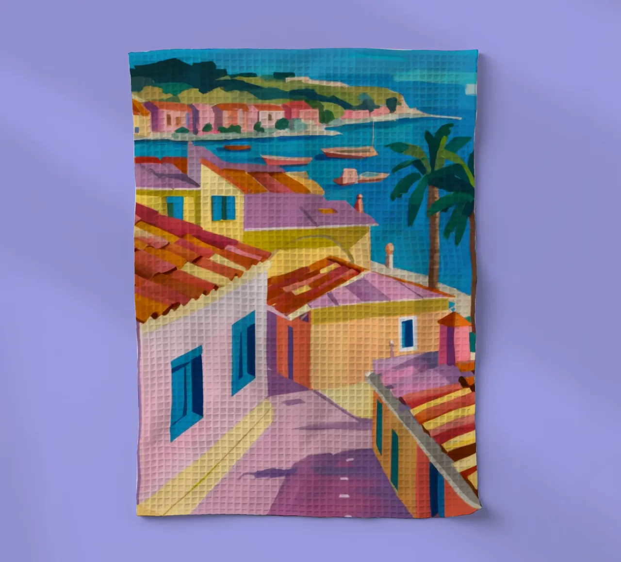 Cinque Terre Dreams torchon de Ink Pulse