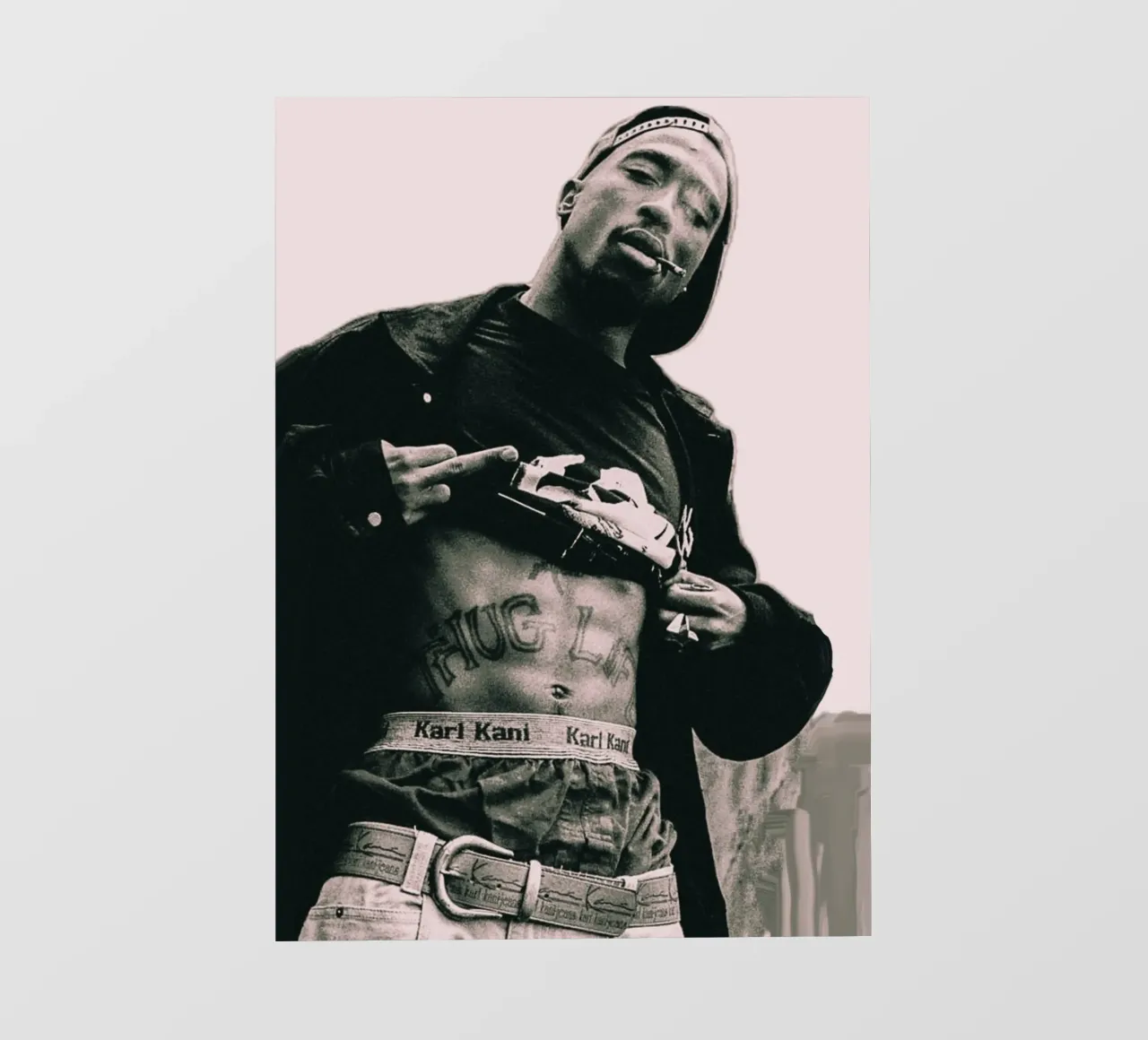 This is Tupac pellicola backlit da Lembayung art