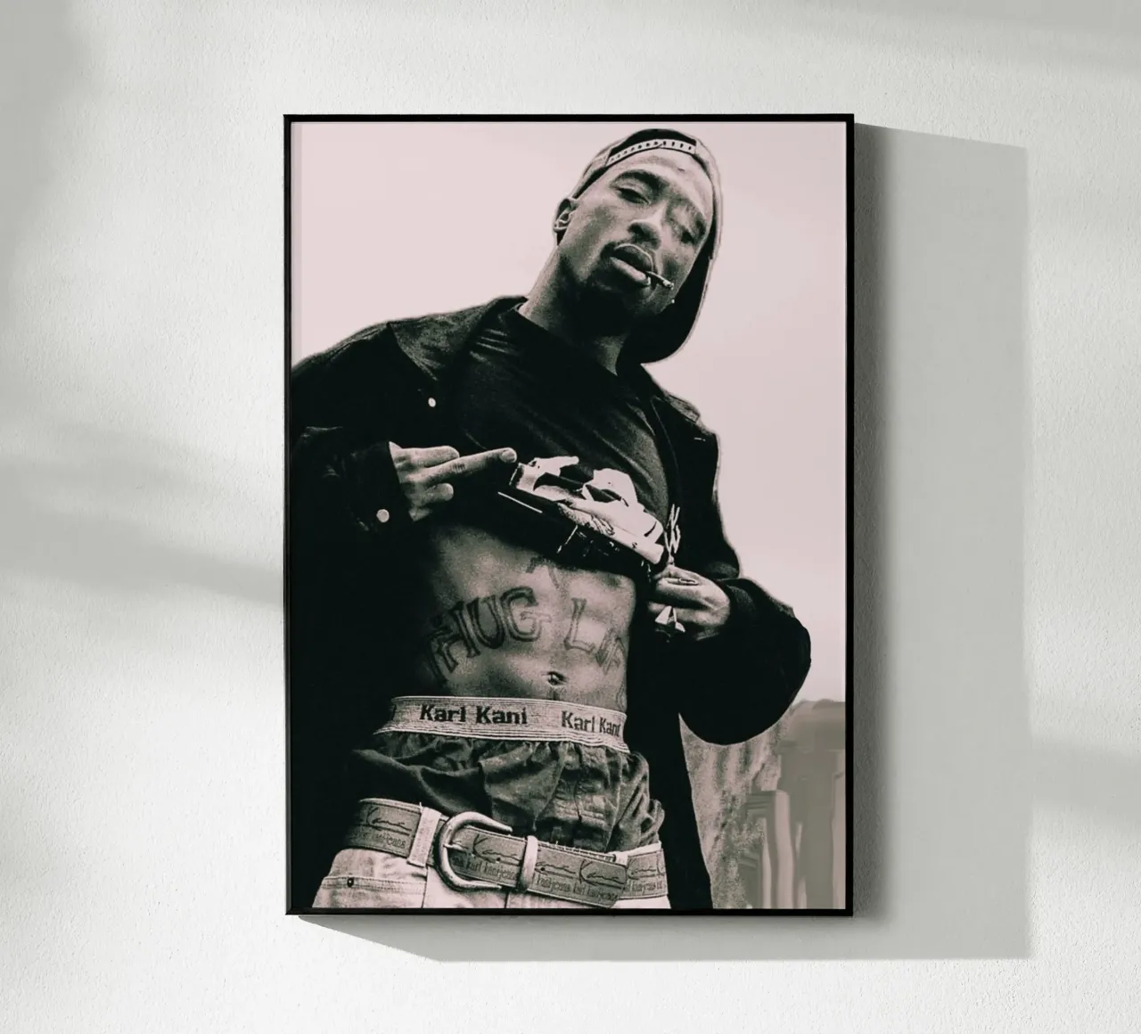 This is Tupac plexiglass da Lembayung art