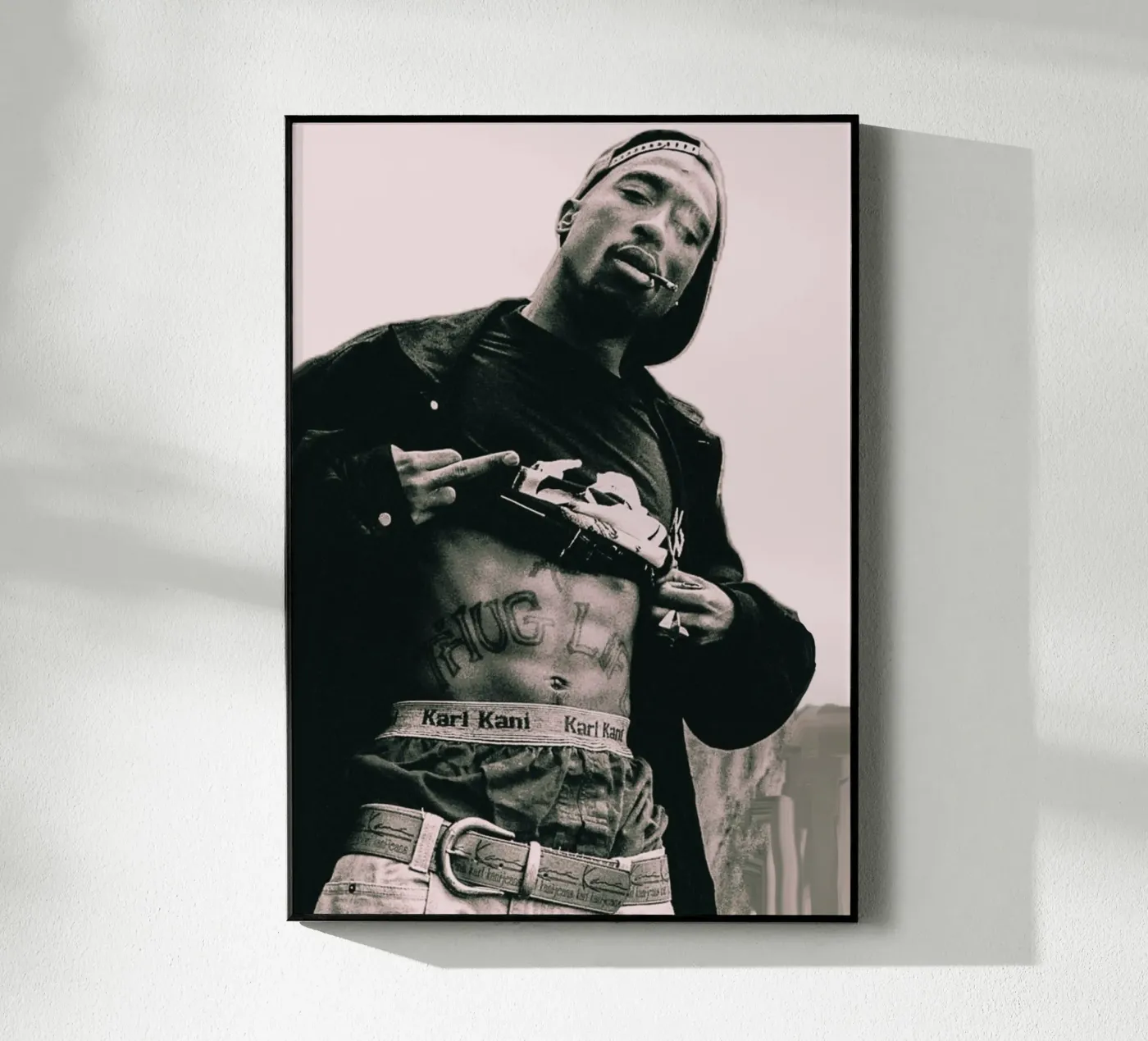 This is Tupac Acryl-Glas von Lembayung art