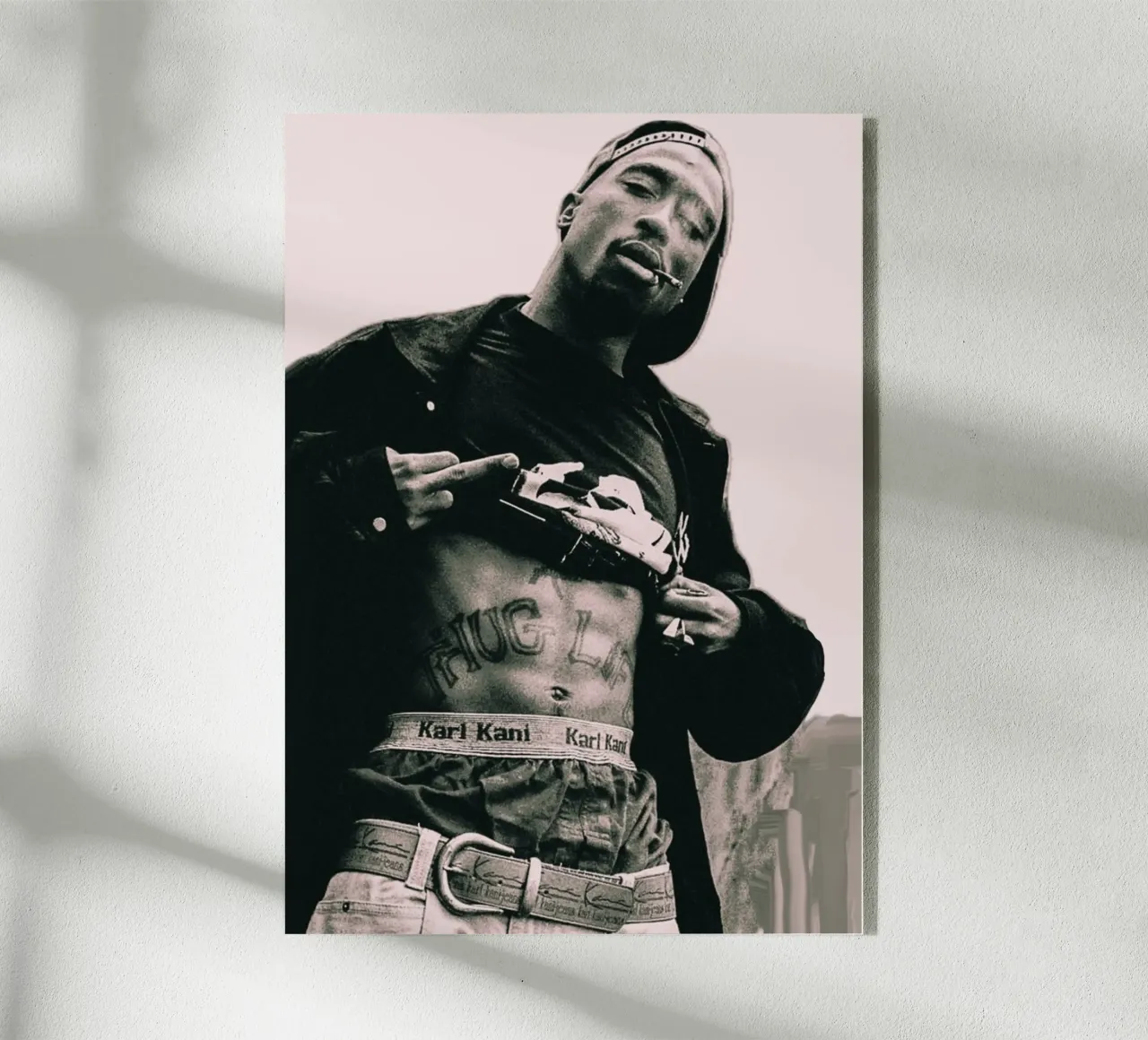 This is Tupac plexiglass da Lembayung art