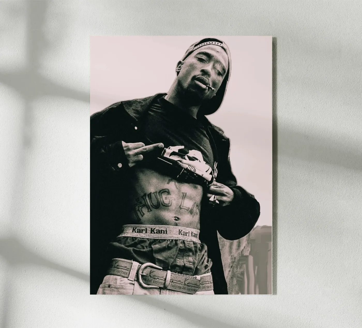 This is Tupac Acryl-Glas von Lembayung art