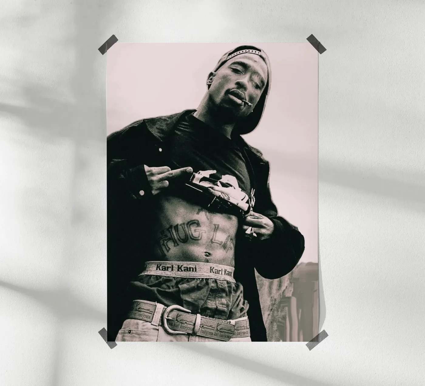 This is Tupac poster van Lembayung art