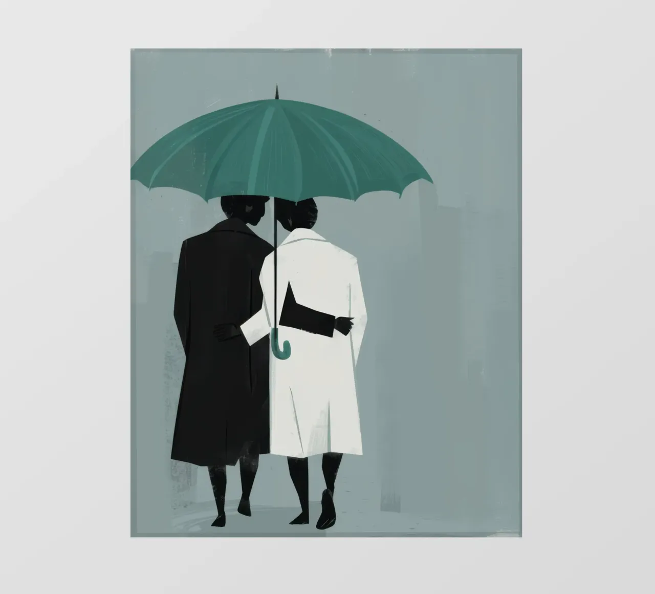 Shared Umbrella Shelter pellicola backlit da Giant Foxs
