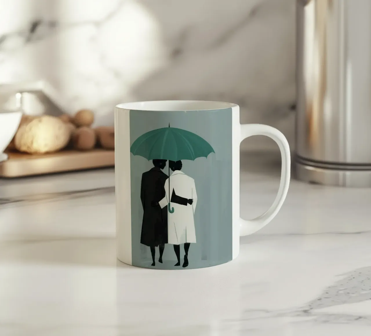 Shared Umbrella Shelter tazza in ceramica da Giant Foxs