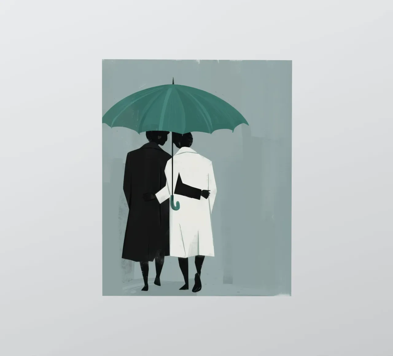 Shared Umbrella Shelter sticker by Giant Foxs