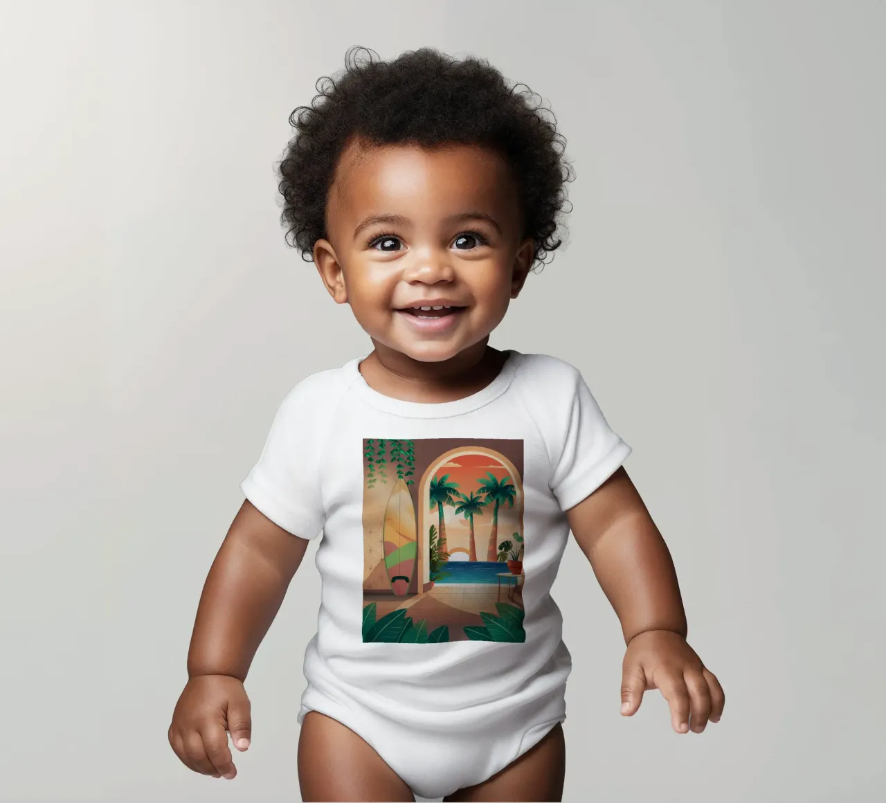 Der Torbogen zu Eden Kurzarm Babybody von Ink Pulse